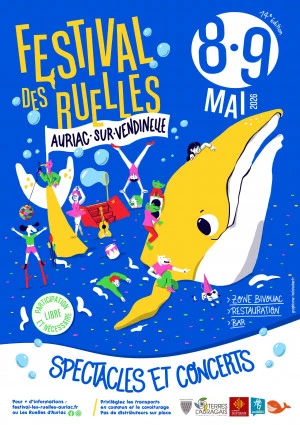 Affiche Festival des Ruelles - spectacles & arts de rues