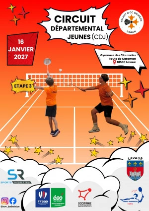 Affiche Circuit Départemental Jeunes (CDJ) - Étape 3 - Lavaur
