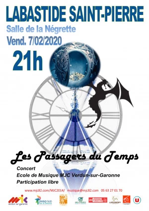 Affiche Concert "Les Passagers du Temps"