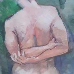 Belcastel - Aquarelle