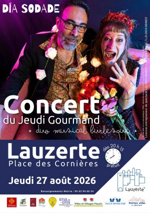 Affiche Día Sodade en concert à Lauzerte