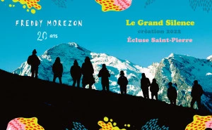 Affiche Freddy Morezon 20 ans : Le Grand Silence / Écluse Saint-Pierre, Toulouse
