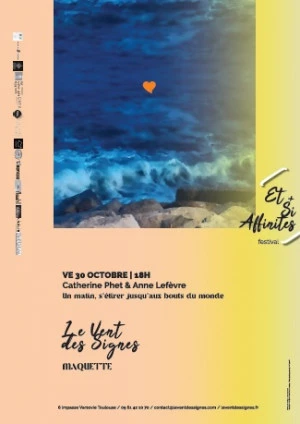 Affiche François Donato & Anne Lefèvre | Un matin, s'étirer jusqu'aux bouts du monde | PRÉSENTATION MAQUETTE 