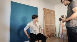 Social Skin (Peau sociale) : La séance photo - <p>Une prise de vue dirigée, visant à capter les différentes facettes de l'identité composite des participants.</p> - Oktay Kočan, Pierre Gauducheau (participant)
