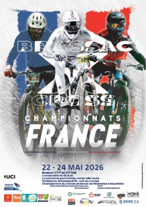 Affiche Brassac X Cross - Championnats de France VTT