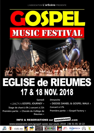 Affiche Gospel Music Festival à Rieumes