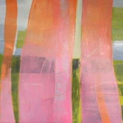 " Arbres absents " - 73x100 - Peinture à l'huile au couteau à peindre - année 2025