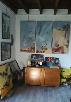 paysages abstraits - <p>huiles sur toiles</p> - Michèle Stachak-Soulacroix
