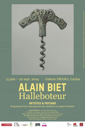 Affiche ALAIN BIET "Halleboteur"