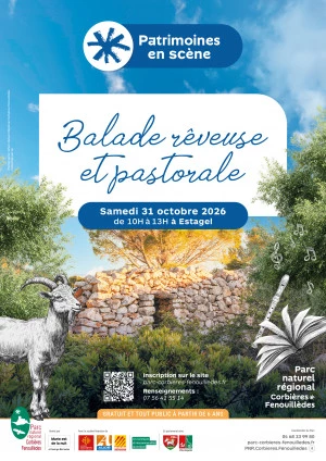 Affiche Patrimoine en scène- Balade reveuse et pastorale