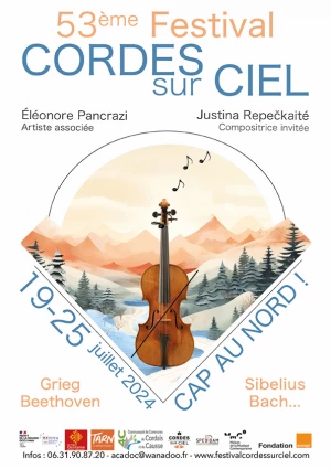 Affiche Festival Cordes sur Ciel - Cap au Nord !