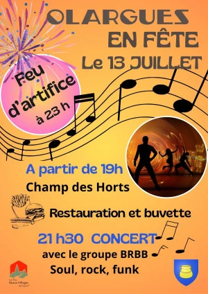 Affiche OLARGUES EN FÊTE