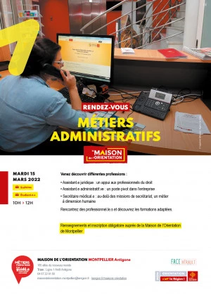 Affiche Métiers administratifs