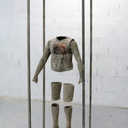 Force/Fragilité - Installation avec video projection - Fabrice Leroux 