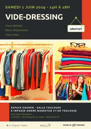 Affiche Vide Dressing Solidaire