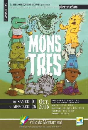 Affiche Exposition « Les Monstres » à Montarnaud