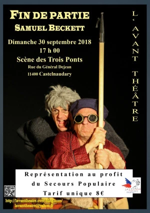 Affiche Fin de partie - Samuel Beckett
