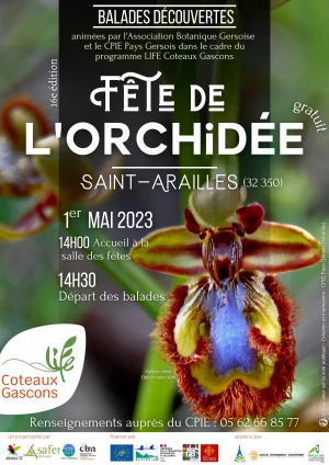 Affiche Fête de l'Orchidée - 16ème édition 