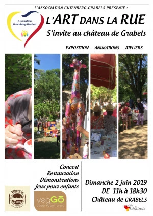 Affiche Exposition / Vente - L'art dans la rue 