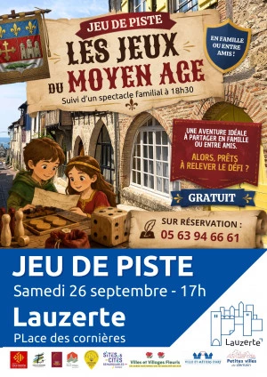 Affiche Jeu de piste : les jeux du Moyen Age