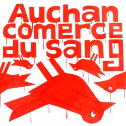 Le poster - Ruban adhésif, Papier. 80х70 cm. 2022