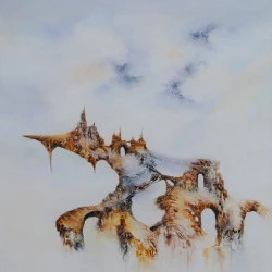 Cheminement - Huile au couteau - 55cm x 46cm - US - 2017 - Cheminement