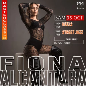 Affiche Masterclass avec Fiona Alcantara