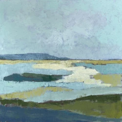 Vibrations 3 - Huile sur toile, 80 x 80 cm