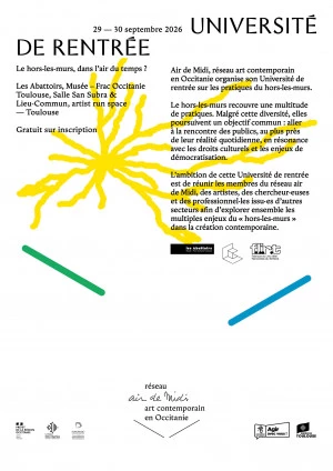 Affiche Université de rentrée : Le hors-les-murs, dans l'air du temps ?