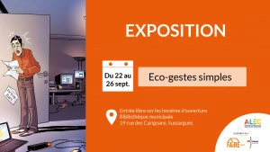Affiche Expo “Les éco-gestes simples” à Sussargues