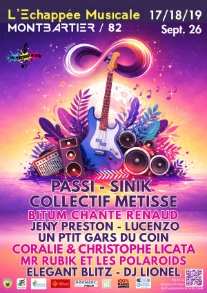 Affiche Festival Échappée Musicale 