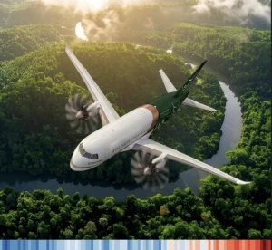 Affiche En route pour l'aviation durable : de la science du climat aux politiques d'atténuation