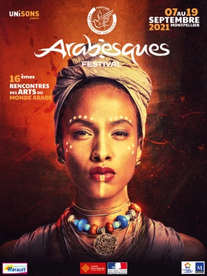 Affiche 16ème Festival Arabesques du 7 au 19 septembre 2021