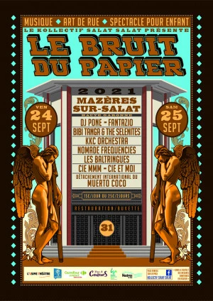 Affiche Festival - Le bruit du papier 