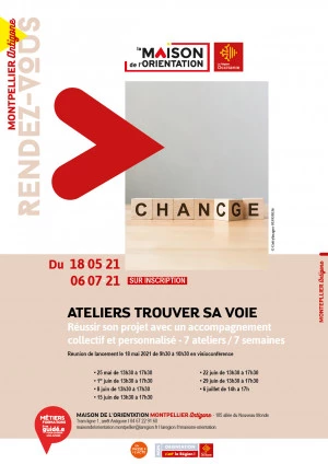Affiche Ateliers TROUVER SA VOIE