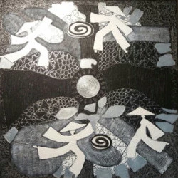 Rencontre - Technique mixte, 50x50, 2019, - 490 