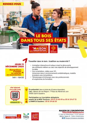Affiche Le bois dans tous ses états