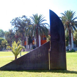 TENSION acquisition Ville d'Assilah (Maroc) - Acier Corten hauteur 350 CM - Lionel Laussedat 