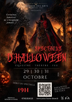 Affiche Spectacle Halloween Certaines lumières ne s'éteignent jamais