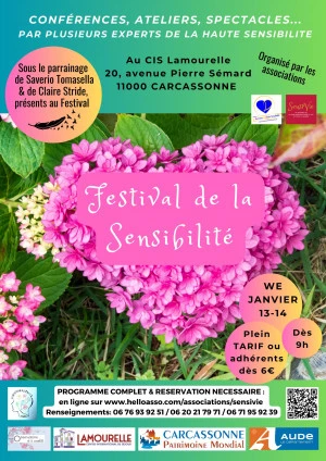 Affiche Festival de la sensibilité 