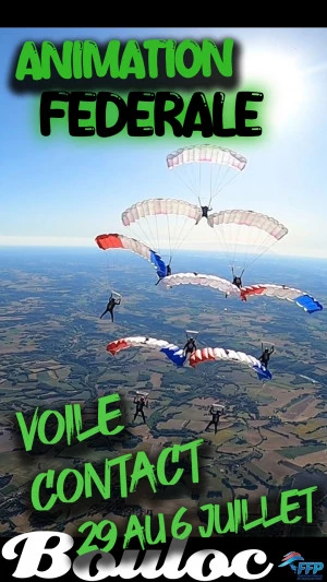 Affiche Animation Fédérale Voile Contact