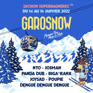 Affiche Garosnow 2022 - Luchon Superbagnères (31)