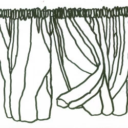 Ouvrons les lieux ( série Le piège) - feutre sur papier - 2020 - 17x24cm - Valérie du Chéné 