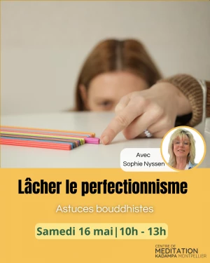 Affiche Lâcher le perfectionnisme : astuces bouddhistes