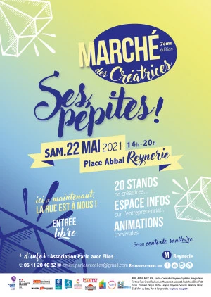 Affiche Le Marché des Créatrices 7°édition