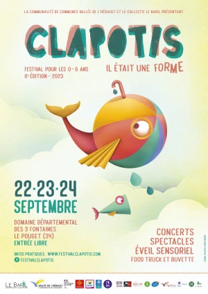 Affiche Festival Clapotis et ses Ricochets
