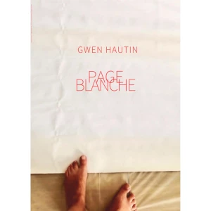 Affiche Page Blanche, Gwen Hautin - exposition