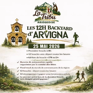 Affiche 12 H BAKCYARD D'ARVIGNA