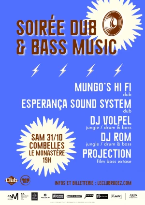 Affiche Soirée dub & bass music