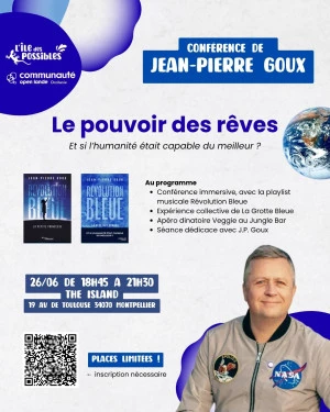 Affiche Conférence de Jean Pierre GOUX - Le pouvoir des rêves